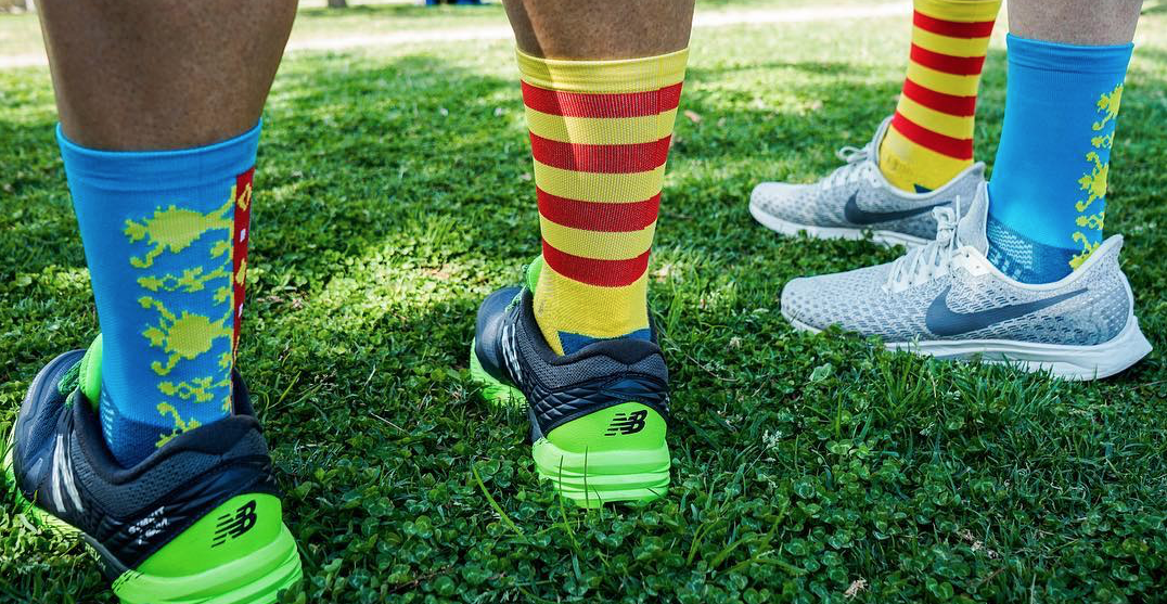 calcetines de running senyera kamuabu