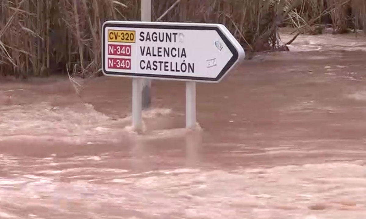 Lluvias en Valencia